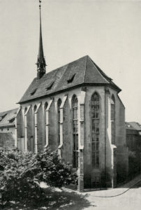 Zürich, Predigerkirche. Ansicht des Chors von Südosten