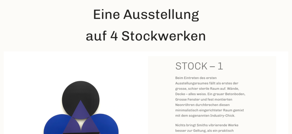 Blogbeitrag zur Ausstellung von Leon Polk Smith