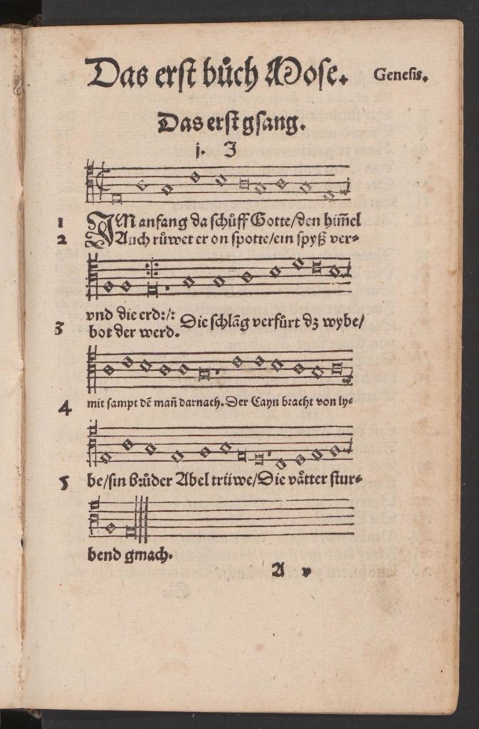 Gesungenes Heil: ›Die Bibel in drei Liedern‹ (Augsburg 1534)